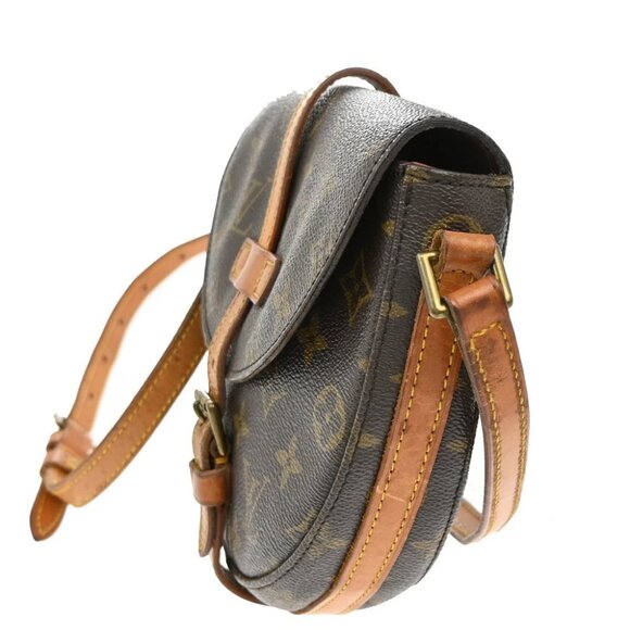 LOUIS VUITTON Chantilly PM Shoulder Bag Monogram Leather Brown - Picture 2 of 16